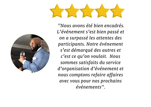 Avis clients Organisation devenement Montreal Avis clients Organisation devenement Montreal